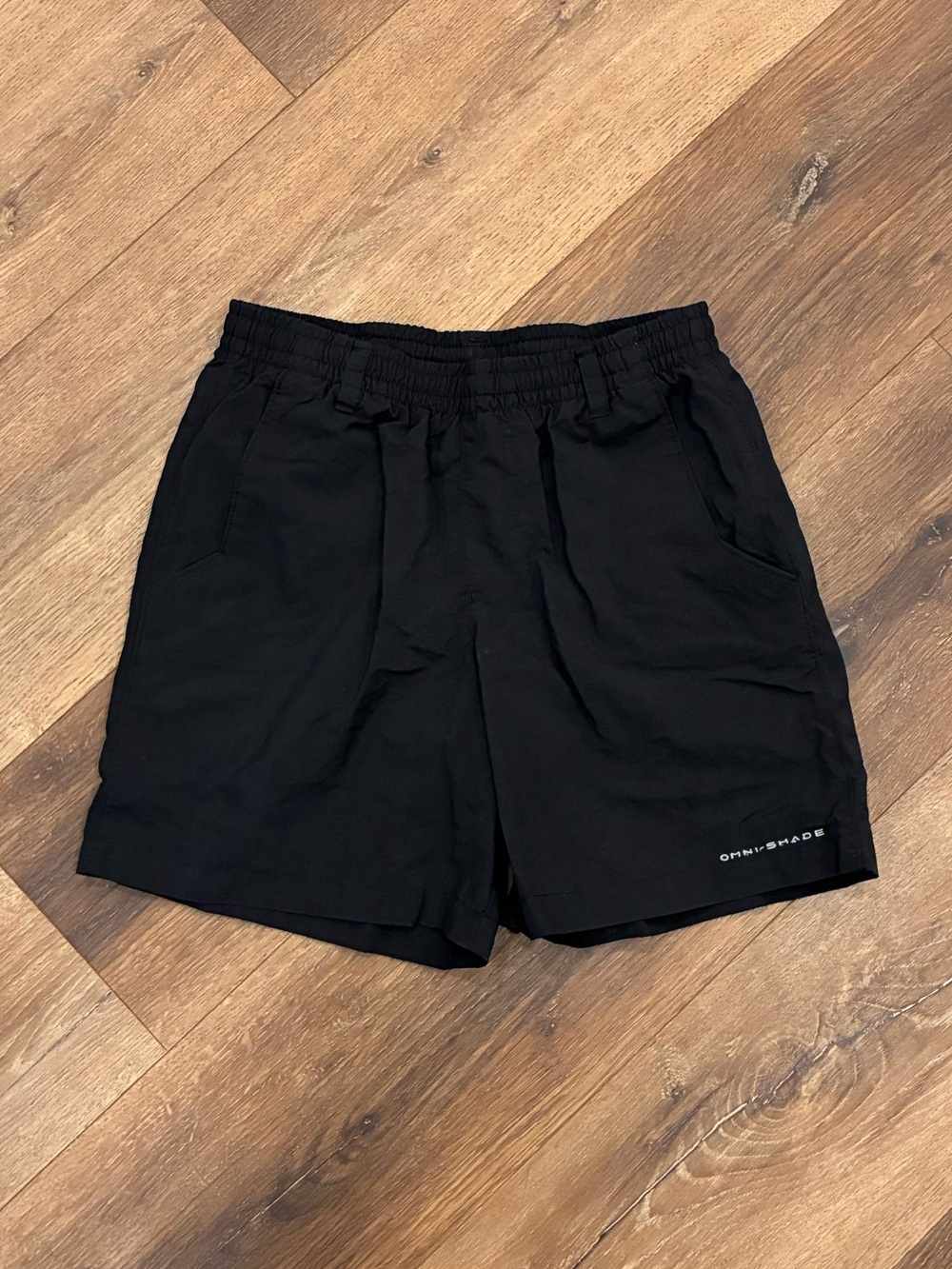 Columbia Black Swim Trunks Swimsuit Summer Pool Beach Vacation 10/12 Boy